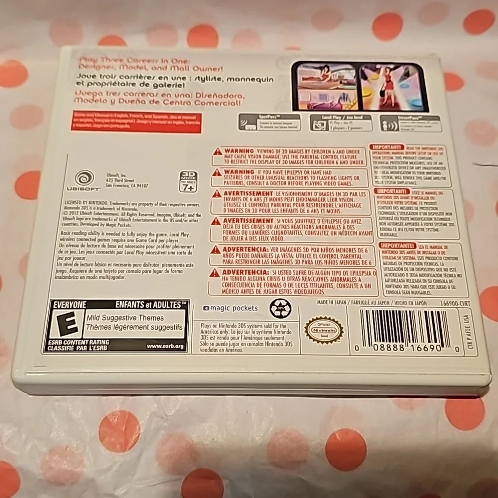 Nintendo 3DS Imagine Fashion Life